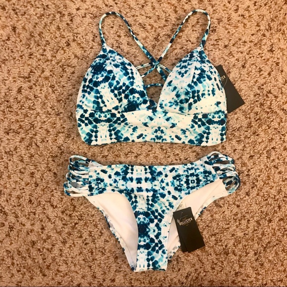 Hollister Other - Hollister Teal & White Bikini